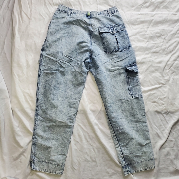 VTG Gitano Baggy Acid Wash Jeans - Picture 2 of 8